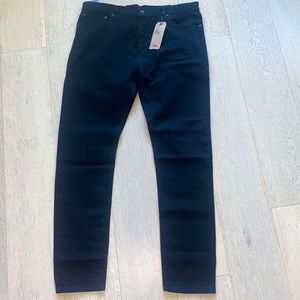 Levi’s 512 Slim Taper Black Denim Jeans, S 38W x 34L. NWT